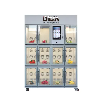 Smart Refrigerated Flower Bouquet Vending Machine