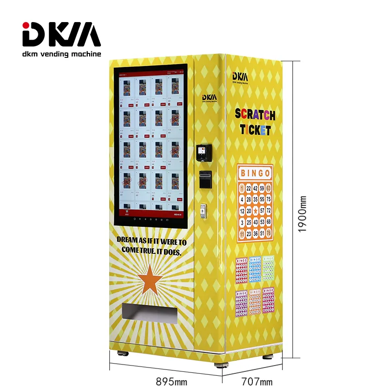 Lottery Scratch Off Ticket Vending Machine