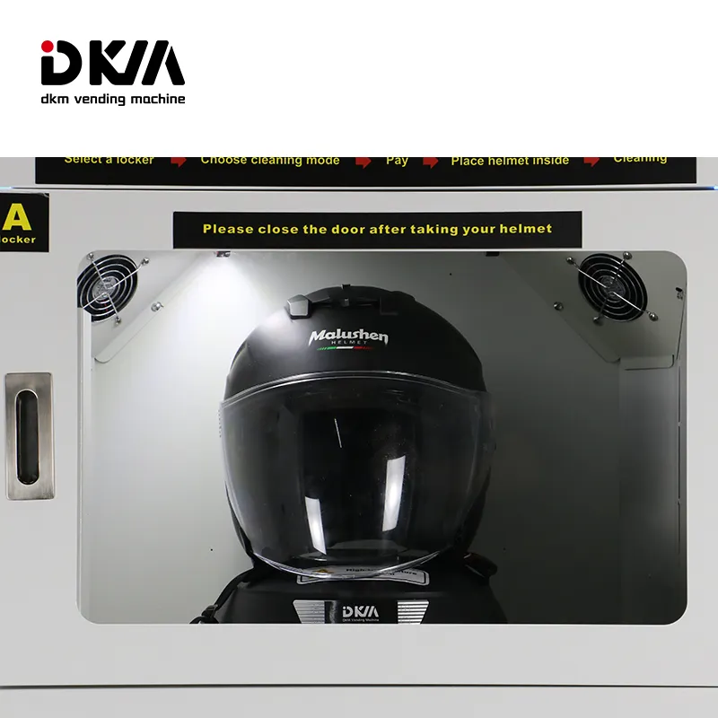 Helmet And Shoes Cleaning Vending Machine