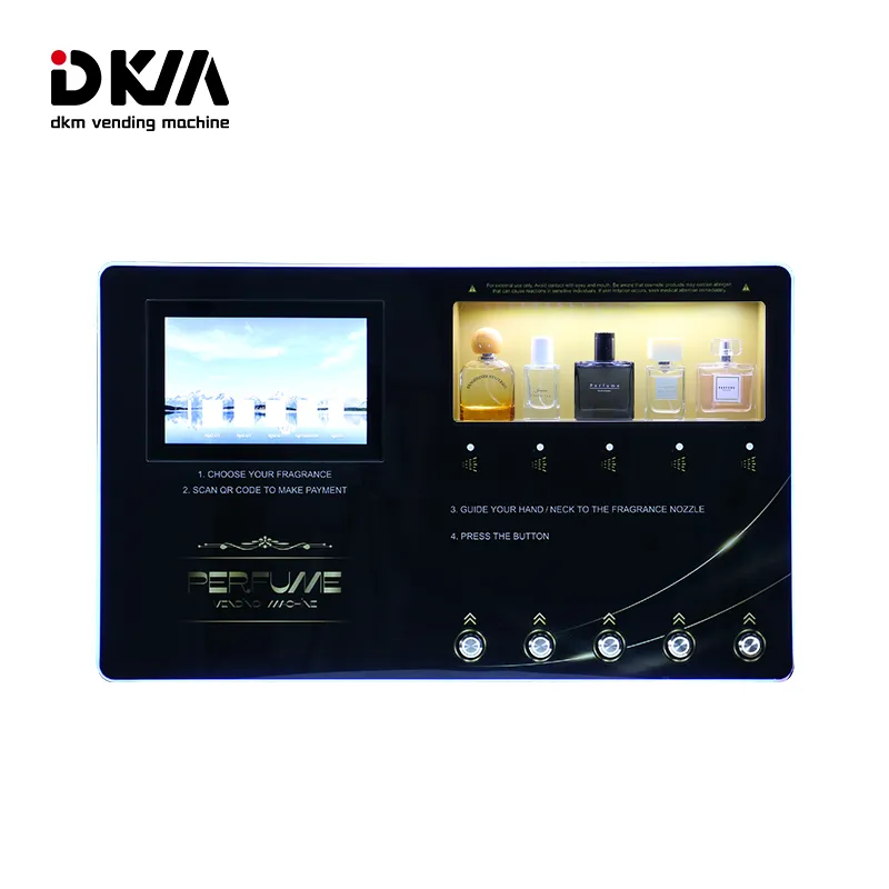Perfume Vending Machine With QR Code Payment And LED Light