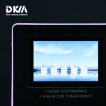 Perfume Vending Machine With QR Code Payment And LED Light 5