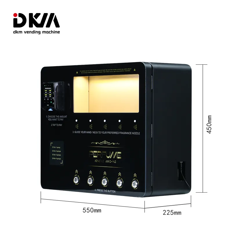 Perfume Spray Vending Machine With Credit Card Payment