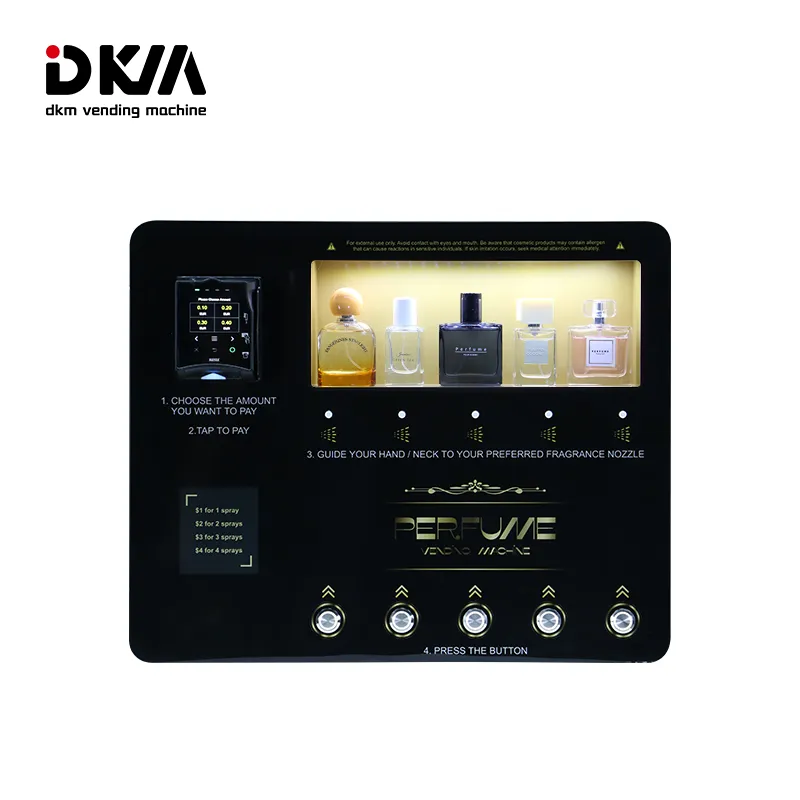 Perfume Spray Vending Machine With Credit Card Payment